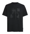 Moose Knuckles Logo-plaque Cotton T-shirt In Black