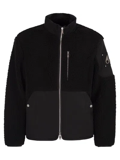 Moose Knuckles Saglek - Sherpa Jacket In Black