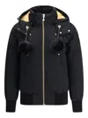 Moose Knuckles Gold Series Original Sainte Flavie Bomber Jacket In Black