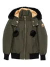 Moose Knuckles Sainte Flavie Bomber Jacket In Green