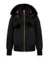 Moose Knuckles Sainte Flavie Down Jacket In Black