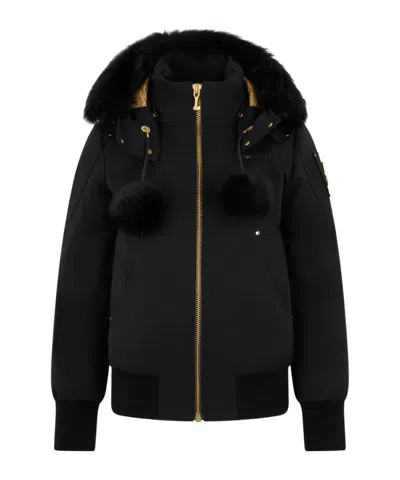 Moose Knuckles Sainte Flavie Down Jacket In Black
