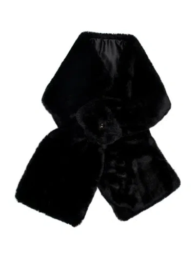 Pre-owned Moose Knuckles Scarf In Black