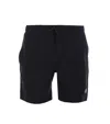 Moose Knuckles Swimwear With Back Pocket And Elasticized Waist In Black
