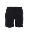 Moose Knuckles Swimwear With Back Pocket And Elasticized Waist In Black