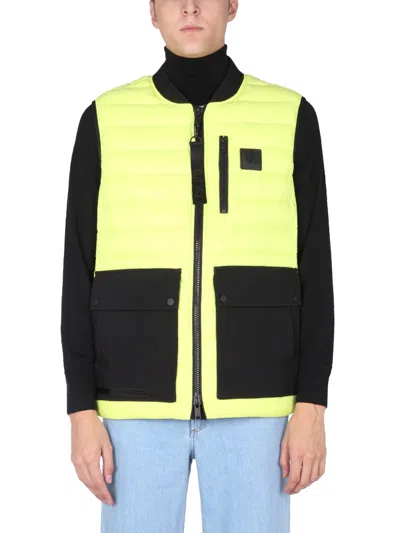 Moose Knuckles Sheep Vest In Yellow