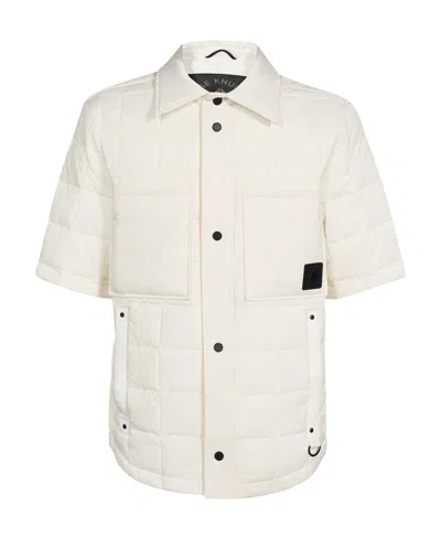 Moose Knuckles Shirt Jacket In White