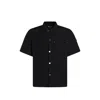 Moose Knuckles Buttoned Pocket Shirt In Black