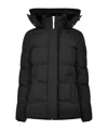 Moose Knuckles Short Down Jacket In Black