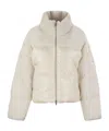 Moose Knuckles Women's Agate Puffer - Short Down Jacket In Nude
