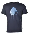 Moose Knuckles Gold Series Augustine T-shirt In Navy