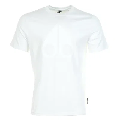MOOSE KNUCKLES SHORT SLEEVE CHAMBLEE LEAF T SHIRT WHITE