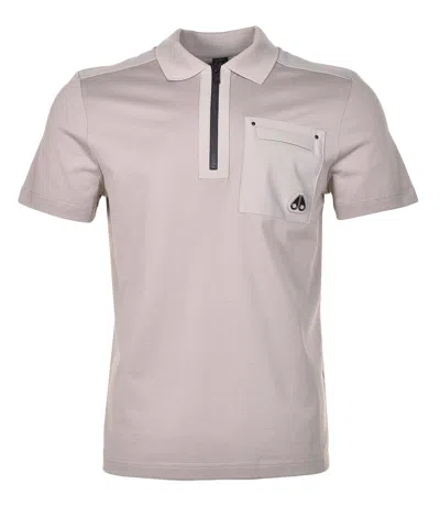 Moose Knuckles Short Sleeve Dalon Polo Shirt Dusk