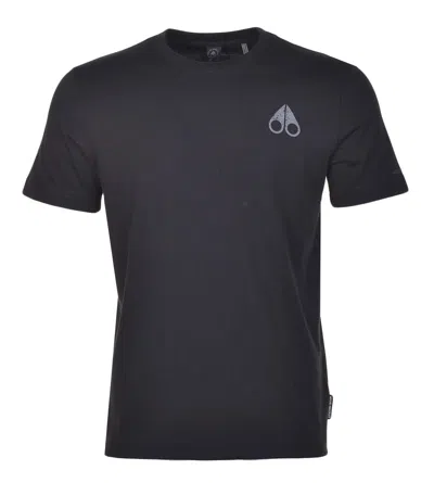 Moose Knuckles Short Sleeve Off Island T Shirt Black