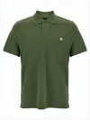 Moose Knuckles Short-sleeve Polo Shirt With Traditional Collar In Green