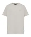 Moose Knuckles Logo-embroidered T-shirt In Grey