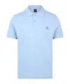 Moose Knuckles Short-sleeved Polo Shirt In Blue