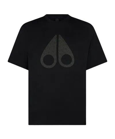 Moose Knuckles Short-sleeved T-shirt In Black