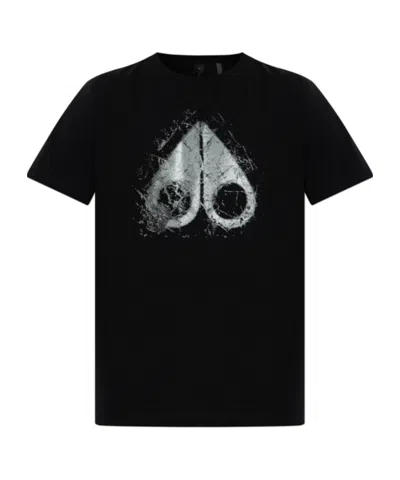 Moose Knuckles Short-sleeved T-shirt In Black