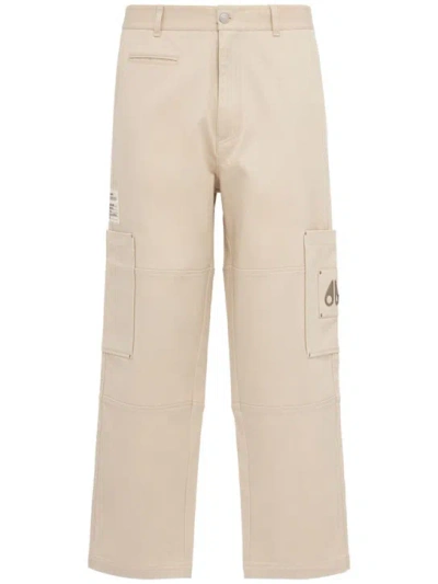 Moose Knuckles Skylark Cargo Pants In Brown