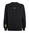 Moose Knuckles Snake Logo Sweatshirt In Black