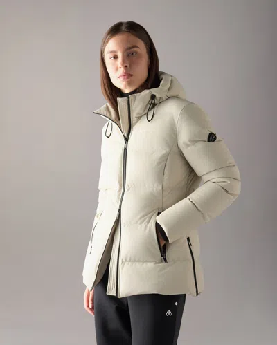 Moose Knuckles Soho 3q Down Jacket In Metallic