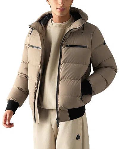 Moose Knuckles Soho Down Bomber In Neutral