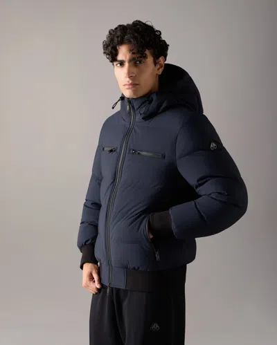 Moose Knuckles Soho Down Bomber In Navy