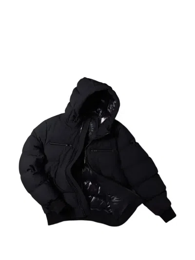 Moose Knuckles Soho Hooded Quilted Jacket In Black