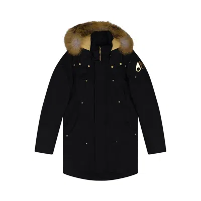 Pre-owned Moose Knuckles Stag Lake Parka 'black/gold' | Men's Size S