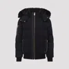Moose Knuckles Stagg Down Bomber Jacket In Black