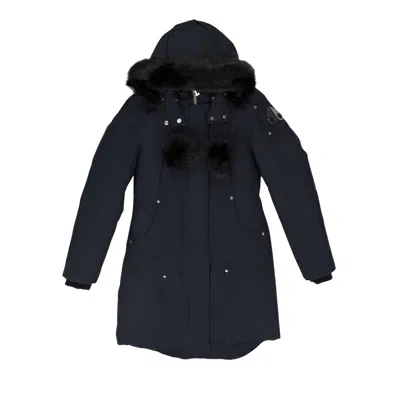 Pre-owned Moose Knuckles Stirling Parka 'navy/black' | Blue | Women's Size Xs