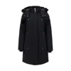 Moose Knuckles Stirling Parka Jacket In Black