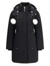Moose Knuckles Stirling Pompom Hooded Parka In Black