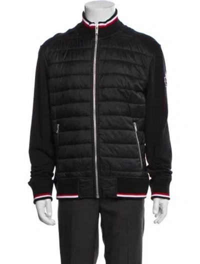 Pre-owned Moose Knuckles Striped Puffer Coat In Multi