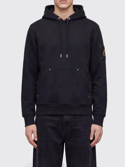Moose Knuckles Sweatshirt Men Color Black In Blue