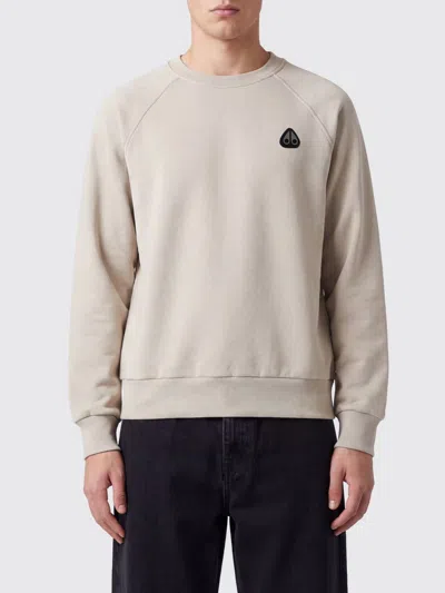 Moose Knuckles Sweatshirt Men Color Cream In Neutral