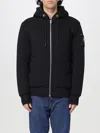 Moose Knuckles Bunny Slim Fit Zip Front Hoodie In Black