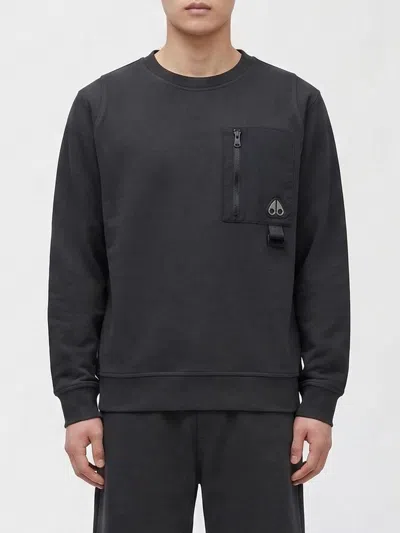 Moose Knuckles Sweatshirt  Men Color Black In Gray