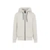 Moose Knuckles Bunny 3 Hoodie With Drawstring And Pocket In White