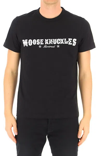 Moose Knuckles T Shirt Black