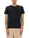 Moose Knuckles Tshirt Dalon In Blue