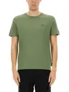 Moose Knuckles "duluth" Crew Neck T-shirt In Green