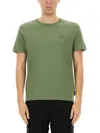 Moose Knuckles "duluth" Crew Neck T-shirt In Green
