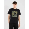 Moose Knuckles Leaf-print T-shirt In Black