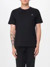 Moose Knuckles Short Sleeve Crescent T Shirt Black In Black