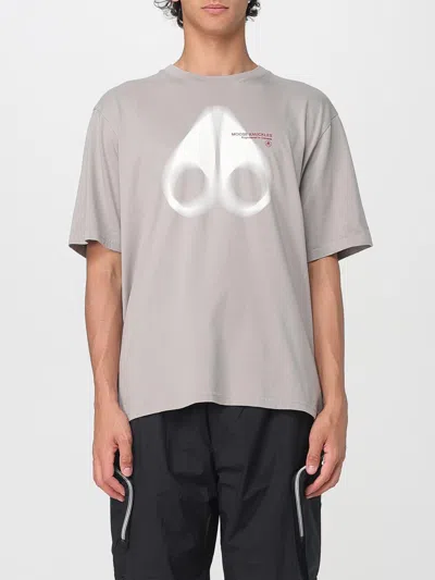 Moose Knuckles T-shirt  Men Color Brown In Gray