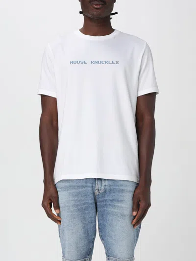 Moose Knuckles T-shirt  Men Color White