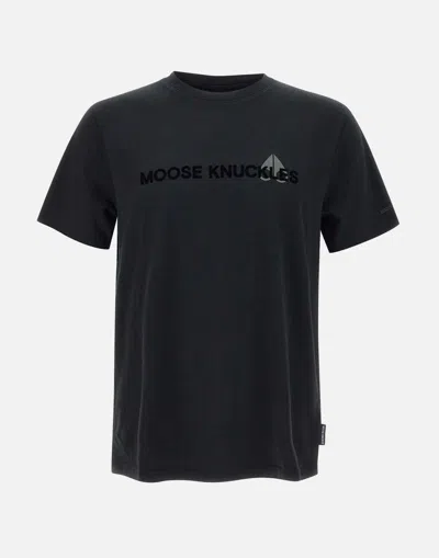 Moose Knuckles Conway Mens T-shirt In Black 292