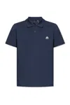 Moose Knuckles Everett Mens Polo Shirt In Blue